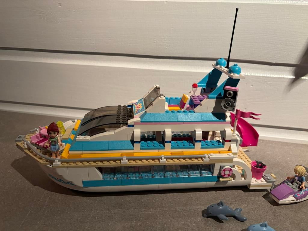 Lego Friends Luxe Jacht 41015 met handleidingen, Kinderen en Baby's, Speelgoed | Duplo en Lego, Gebruikt, Lego, Friends, Ophalen of Verzenden