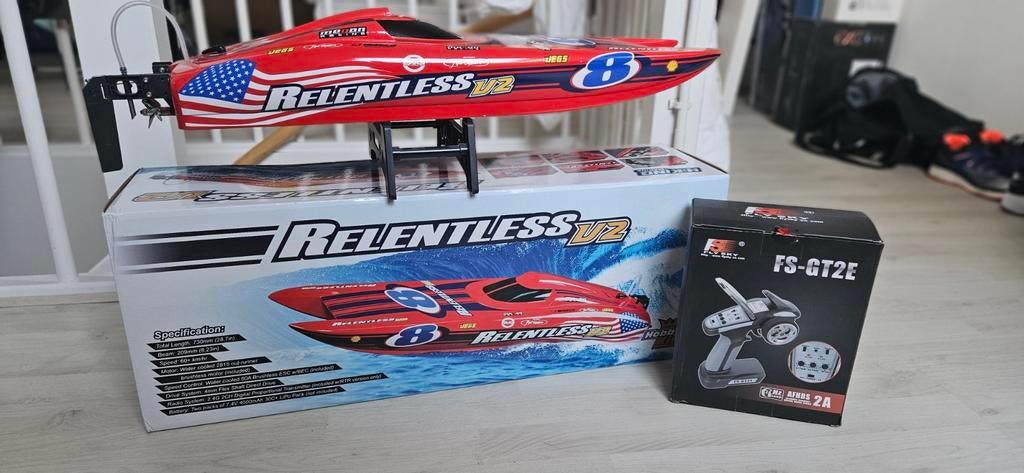 Relentless RTR V2 RC speedboot / Traxxas / Proboat, Ophalen of Verzenden, Zo goed als nieuw