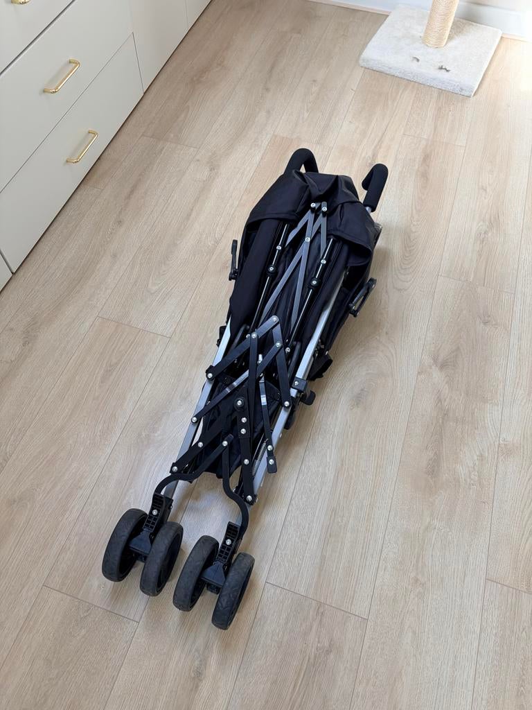 Prénatal Plus buggy zwart (tot 22 kg), Ophalen, Zo goed als nieuw, Overige merken, Verstelbare rugleuning