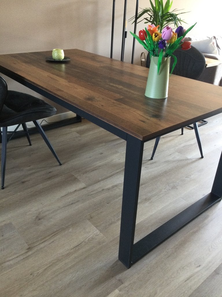Tafel, Ophalen, Kunststof, 50 tot 100 cm, Zo goed als nieuw