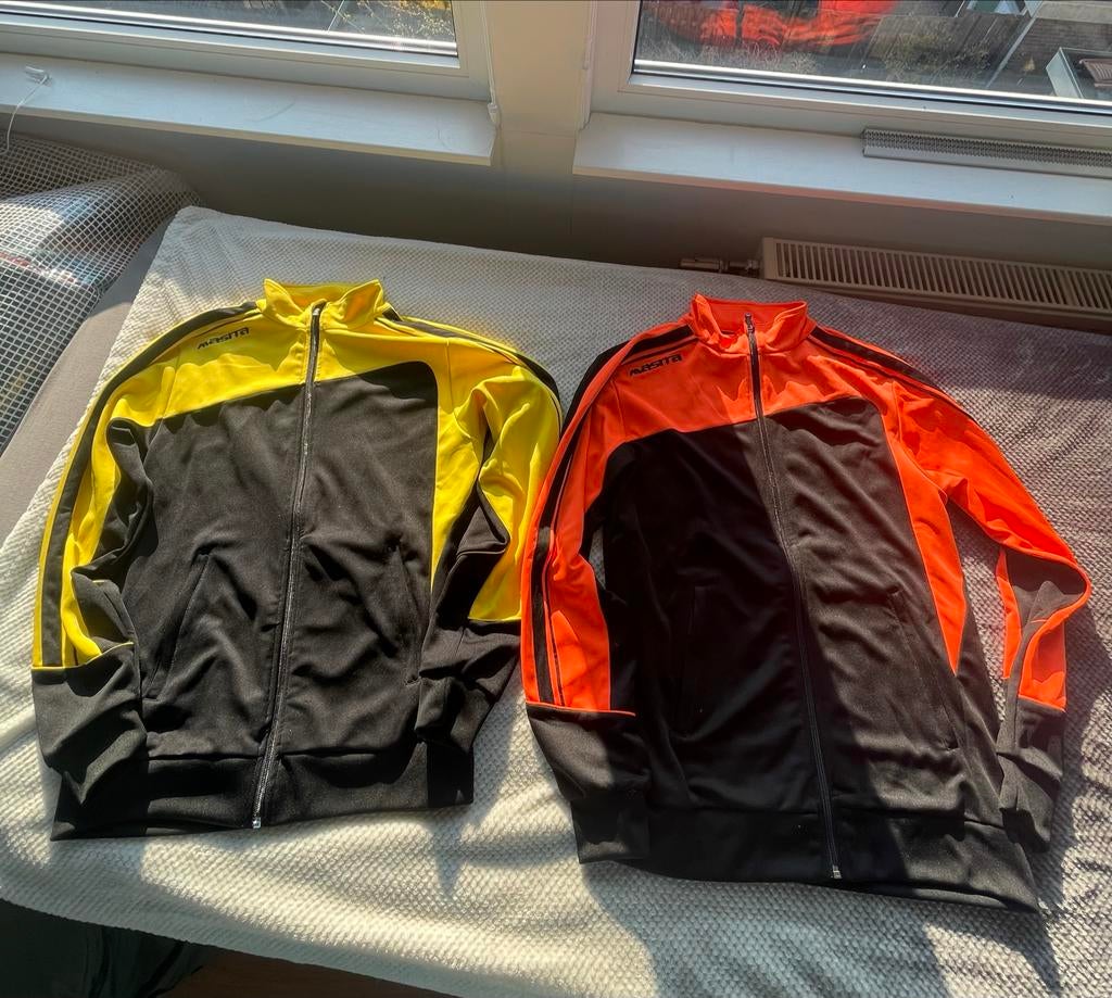 Masita sportjasje oranje en zwart, Kleding | Heren, Sportkleding, Ophalen of Verzenden, Gedragen, Algemeen, Overige maten