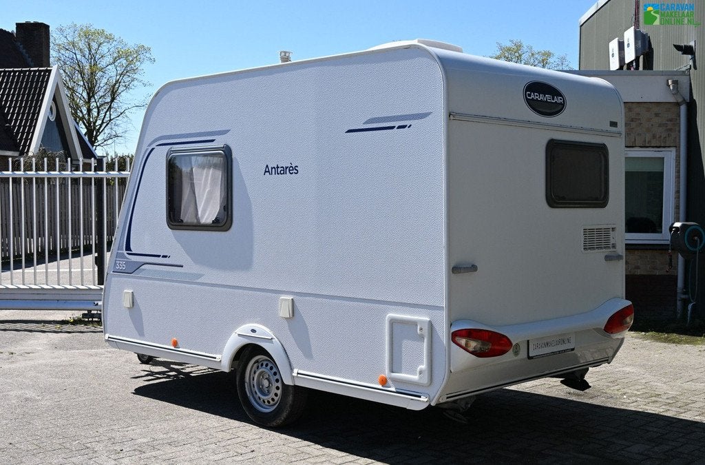Caravelair Antarès 335 Lichtgewicht|Fietsdrager/ Voortent, Standaardzit, Tot en met 2, 500 - 750 kg, Caravelair