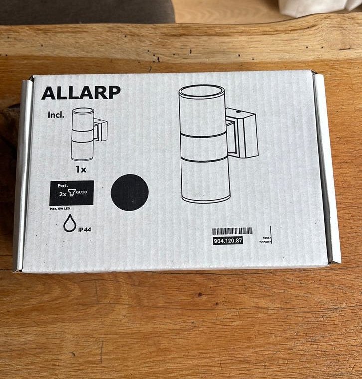 Ikea Allarp buitenlamp nieuw, Tuin en Terras, Ophalen of Verzenden, Nieuw, Wandlamp