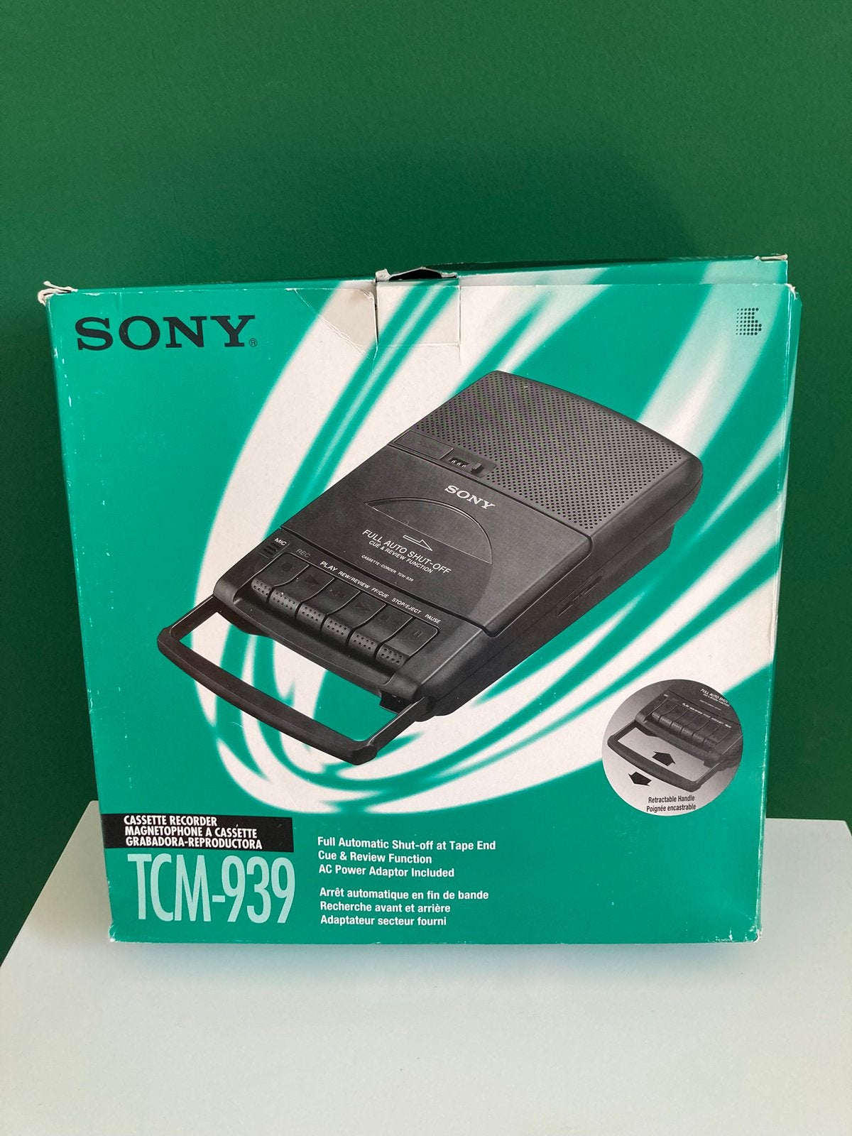 Sony TCM-939 Cassette Recorder (1995) – CIB / Vintage, Ophalen of Verzenden, Audio en Video