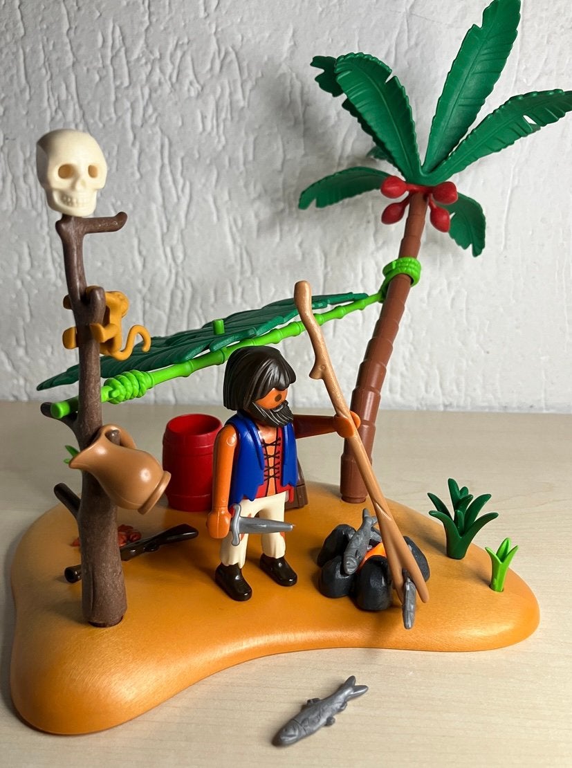 5138 Playmobil Schipbreukeling (2011), Kinderen en Baby's, Pirates, Complete set, Ophalen of Verzenden, Zo goed als nieuw