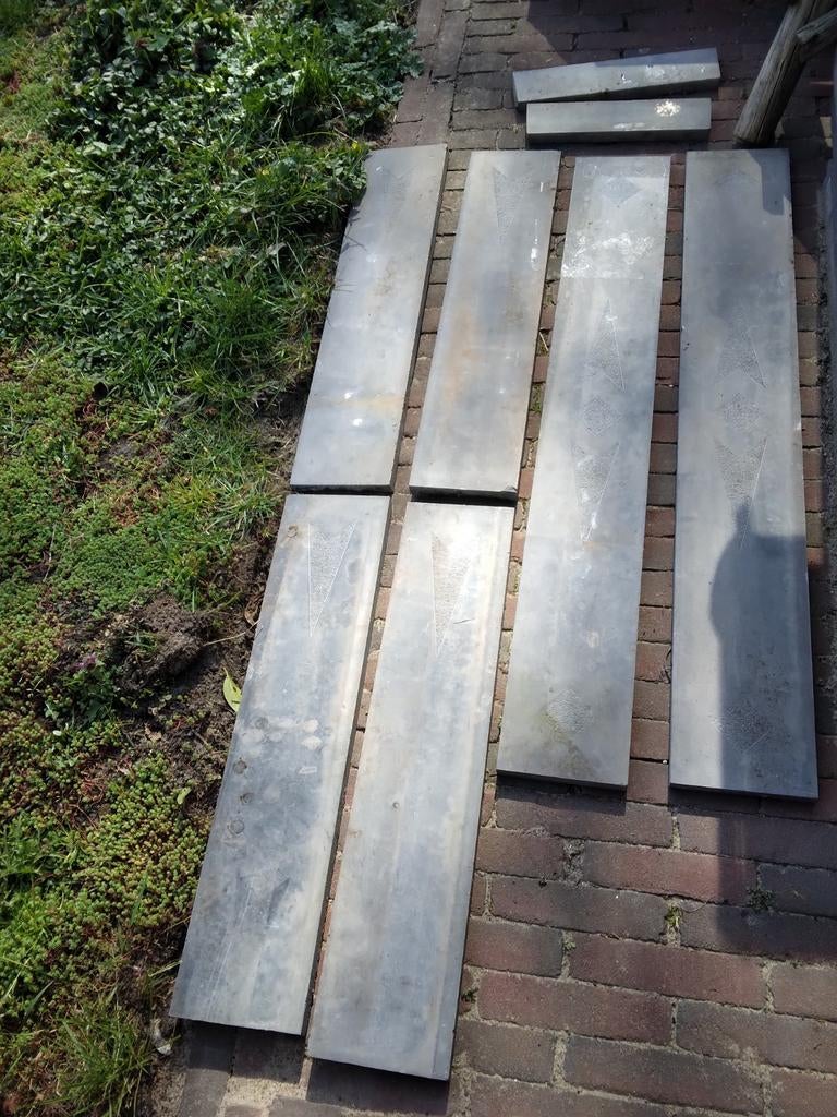 Natuursteen platen, afkomstig van schouwen, Ophalen, Gebruikt, Natuursteen, Overige typen