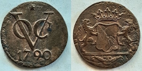VOC Dubbele duit Utrecht 1790, Postzegels en Munten, Verzenden, Vóór koninkrijk, Overige waardes