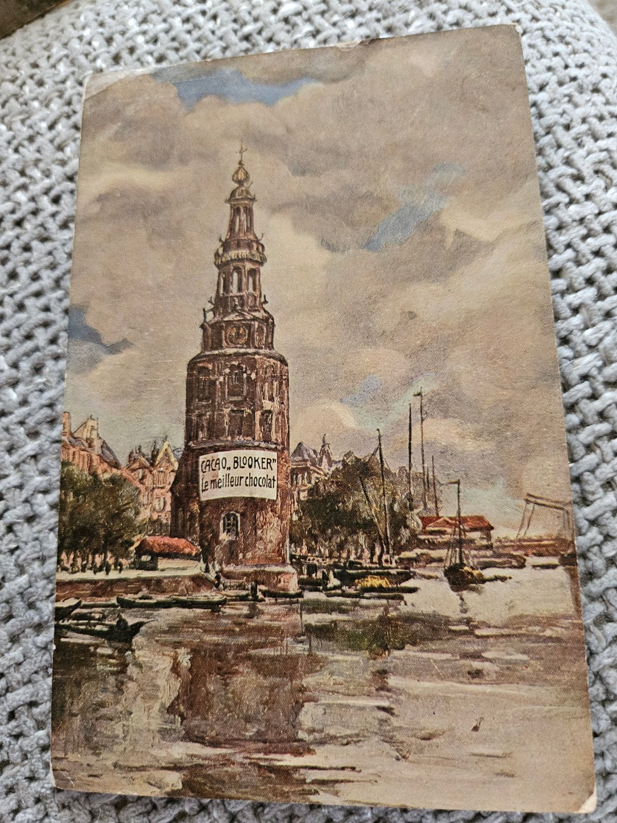 Cacao Blooker Amsterdam reclame, Ophalen of Verzenden, Voor 1920, Ongelopen, Noord-Holland