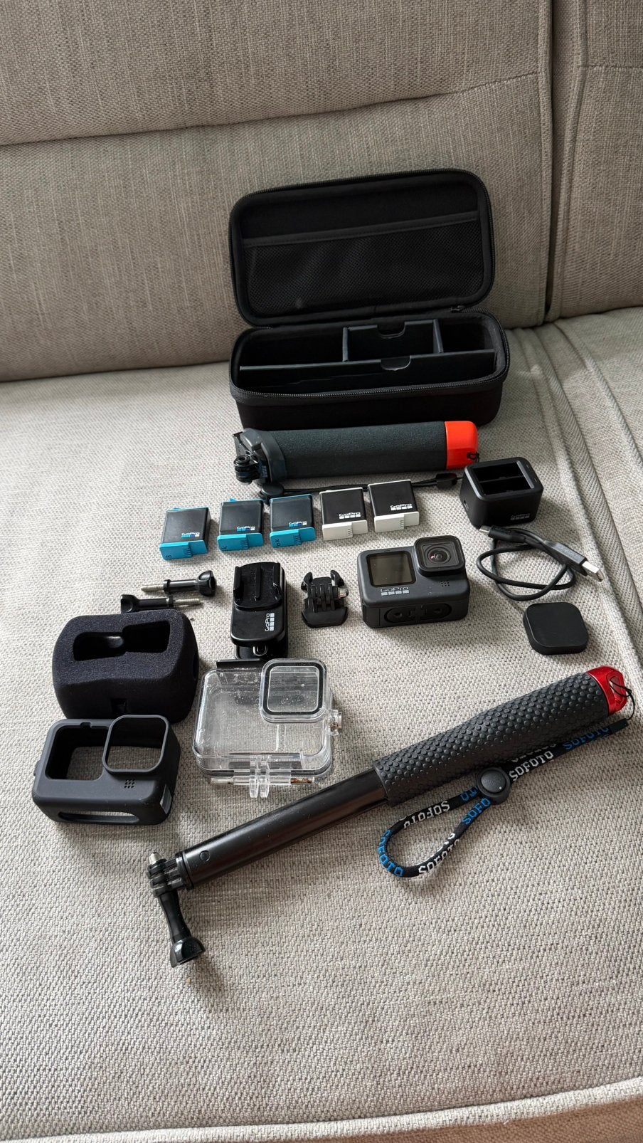 GoPro Hero 9 black Ultimate Bundle, Ophalen of Verzenden, Zo goed als nieuw, GoPro