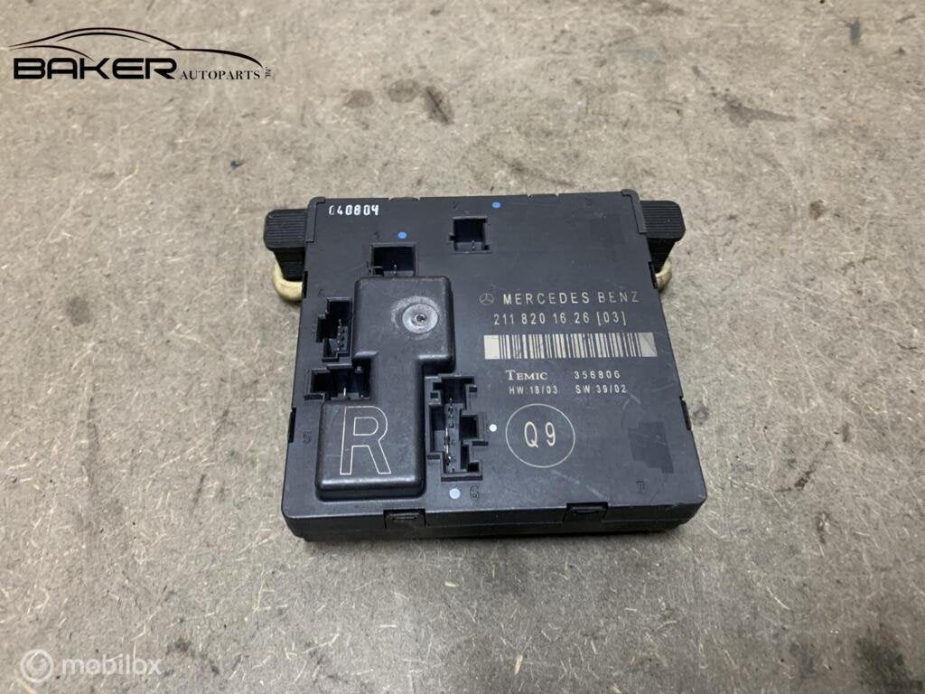 Deurmodule rechtsachter Mercedes E-klasse W211 ('02-'09), Gebruikt, Mercedes-Benz, Ophalen of Verzenden, Mercedes-Benz