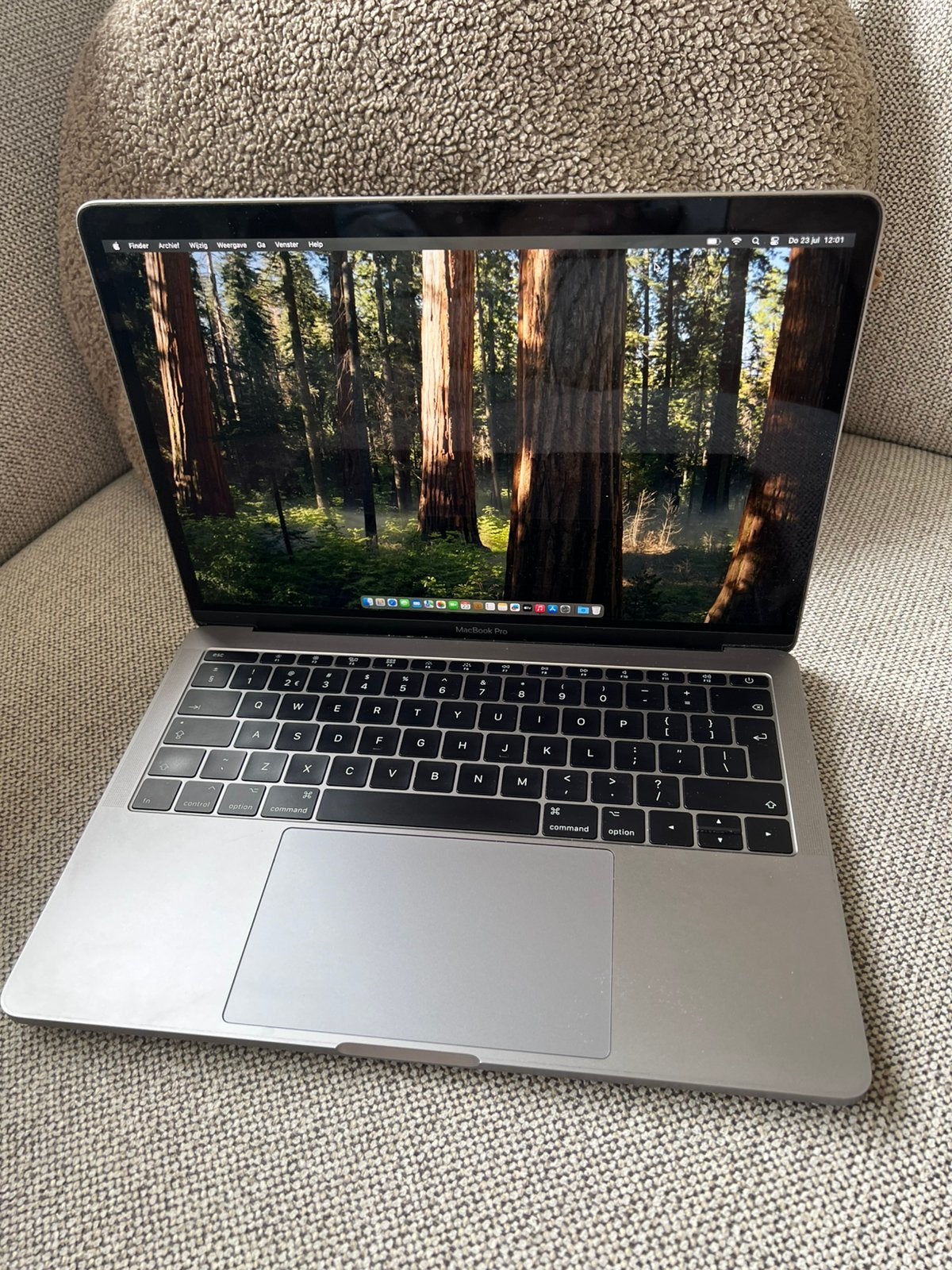 Weinig gebruikte Macbook Pro 13”, MacBook Pro, 2 tot 3 Ghz, Qwerty, 8 GB