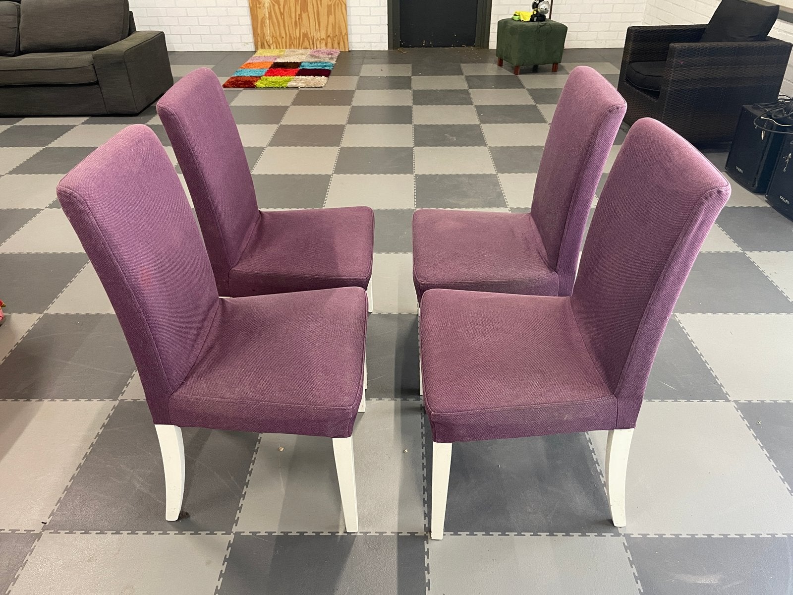 4x IKEA Henriksdal stoelen met afneembare hoezen, Huis en Inrichting, Ophalen, Gebruikt, Overige kleuren, Vier