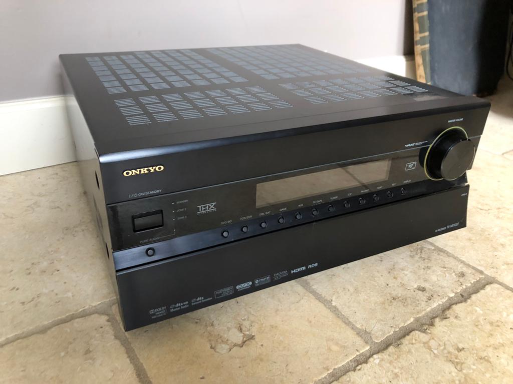 Onkyo AV receiver TX-NR1007 met defect, Ophalen, 120 watt of meer, Onkyo