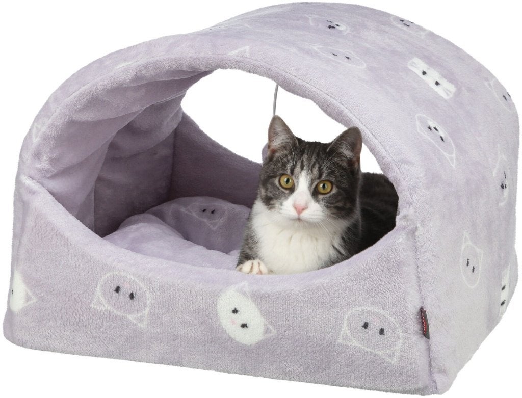 Kattenmand schuilplaats Mimi lila paars nu voor maar € 24,95, ., Ophalen of Verzenden, Pluche, .