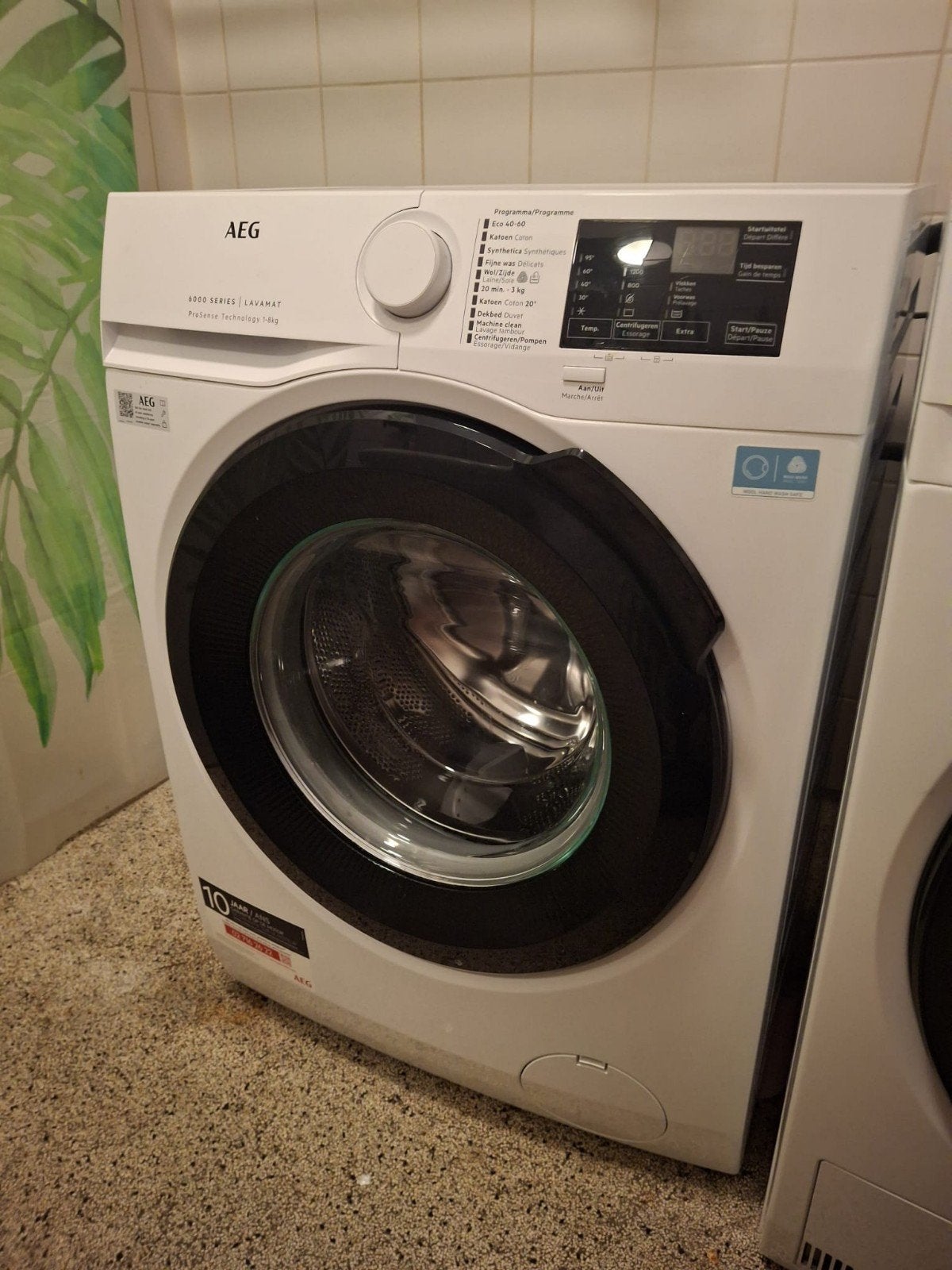 AEG LF62CB86 Wasmachine ProSense 8kg, Ophalen of Verzenden, 1200 tot 1600 toeren, 85 tot 90 cm