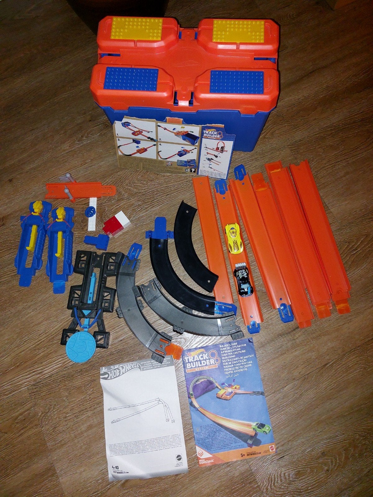 Hot Wheels track builder system, Racebaan, Zelf te bouwen, Ophalen of Verzenden, Zo goed als nieuw