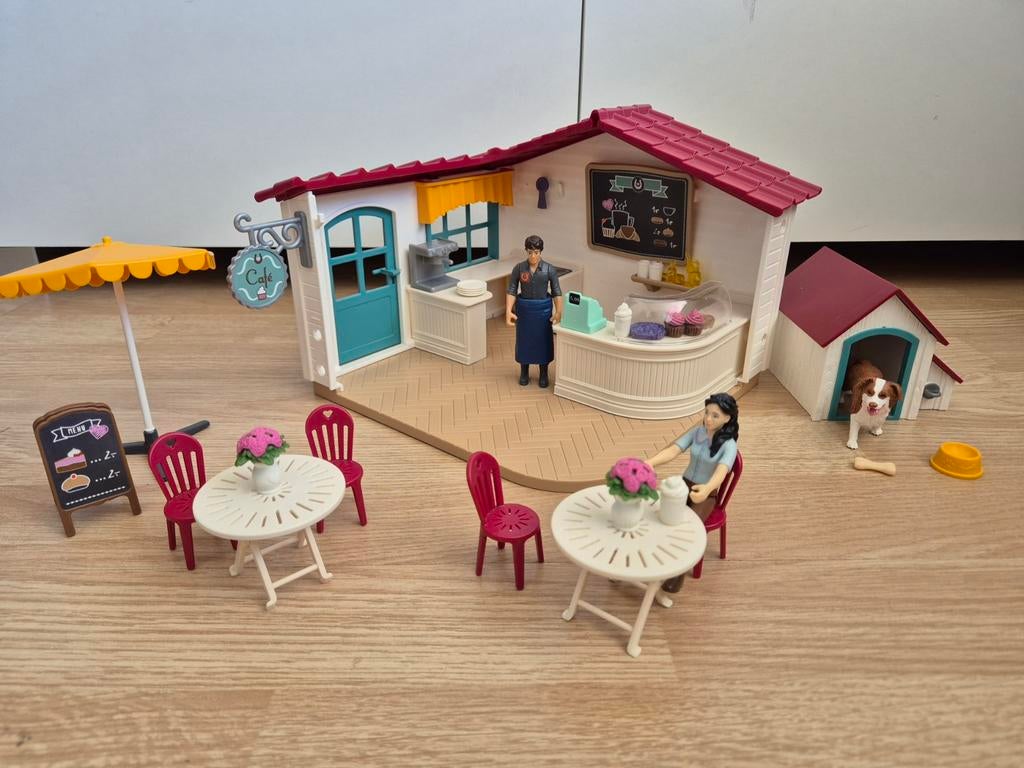 Schleich - horse - ruitercafé, Ophalen of Verzenden, Zo goed als nieuw