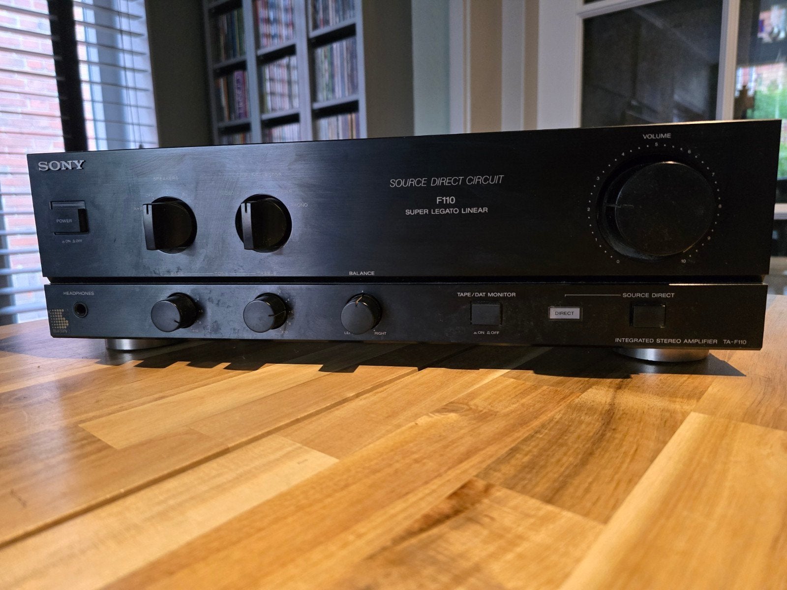 Sony TA-F110, Audio, Tv en Foto, Versterkers en Receivers, Gebruikt, Ophalen of Verzenden, 60 tot 120 watt, Sony