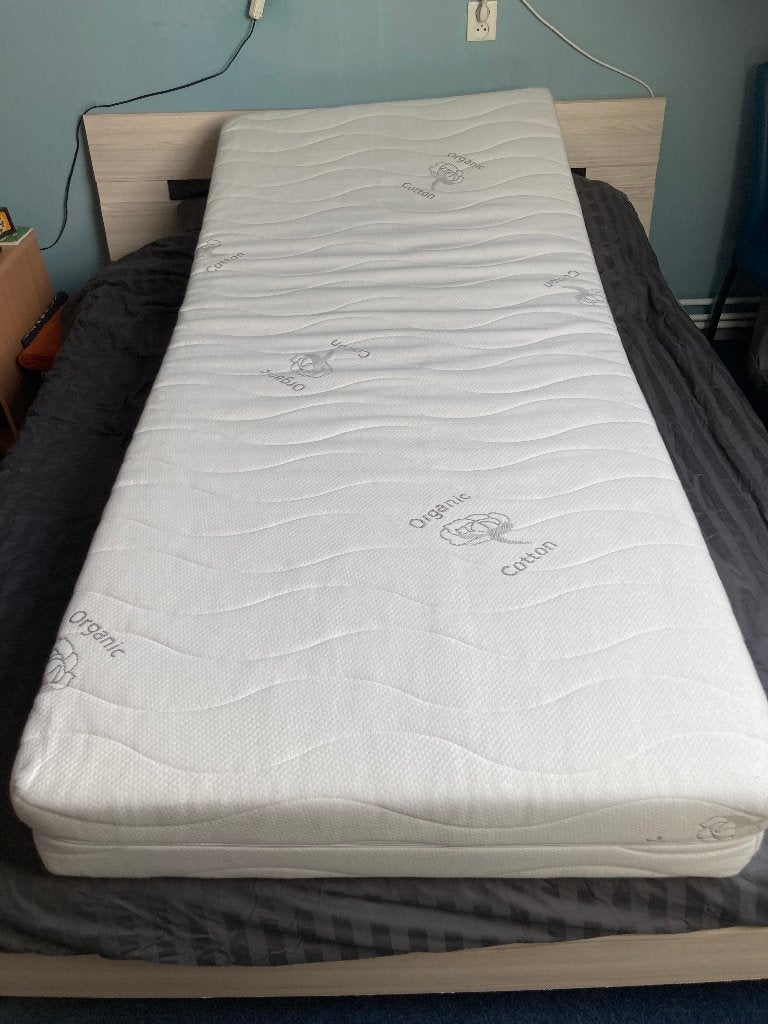 koudschuim matras  hr55, Ophalen, Gebruikt, 90 cm, Eenpersoons