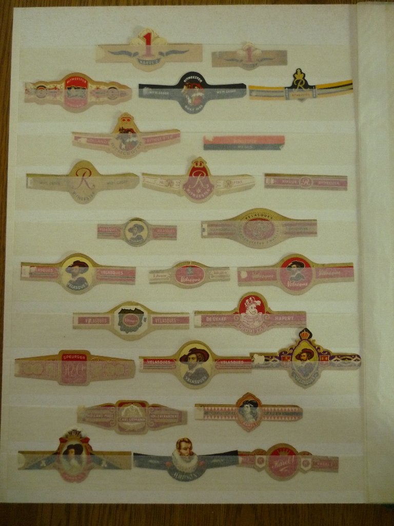 Kavel sigarenbandjes 25 stuks (403), Ophalen of Verzenden, Gebruikt, Sigarenbandjes