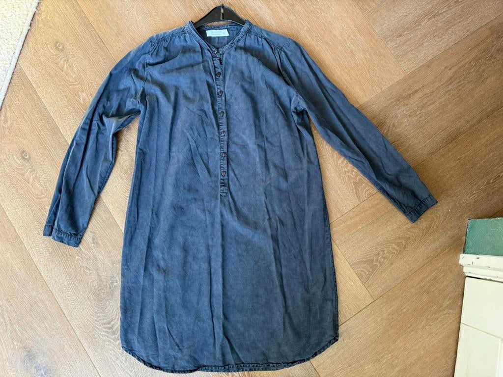 By Bar * stoere blouse jurk ( maat L), Verzenden, Blauw, Knielengte