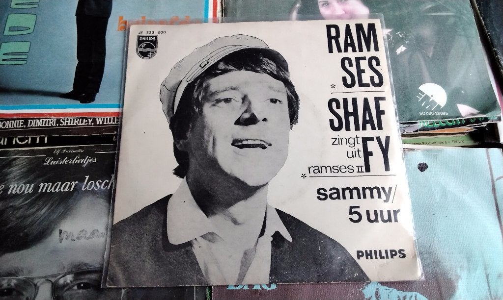 Ramses Shaffy - Sammy / 5 uur Philips 1966 Nederlandstalig, Fotohoes, Ophalen of Verzenden, Zo goed als nieuw, Nederlandstalig