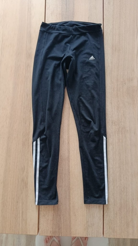 Adidas sportlegging zwart met witte strepen, Kleding | Dames, Adidas, Zwart, Ophalen of Verzenden, Maat 34 (XS) of kleiner