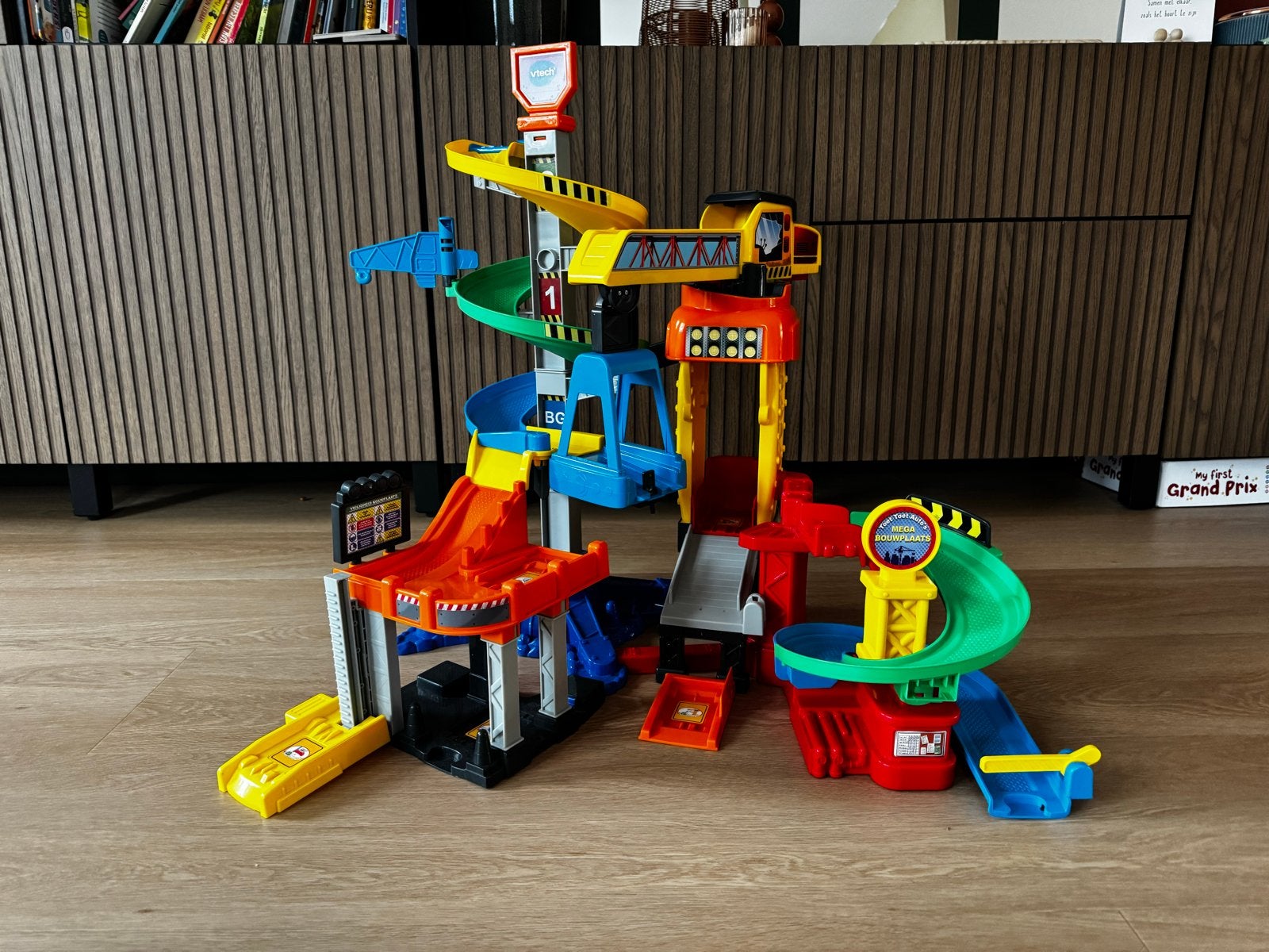 VTech Toet Toet Auto's Mega Bouwplaats - Compleet, Kinderen en Baby's, Speelgoed | Vtech, Gebruikt, 2 tot 4 jaar, Ophalen