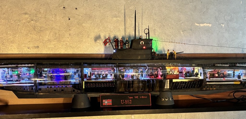 U-552 VII-C klasse onderzeeër van TRUMPETER, Ophalen, Marine, Duitsland, Kunstobject