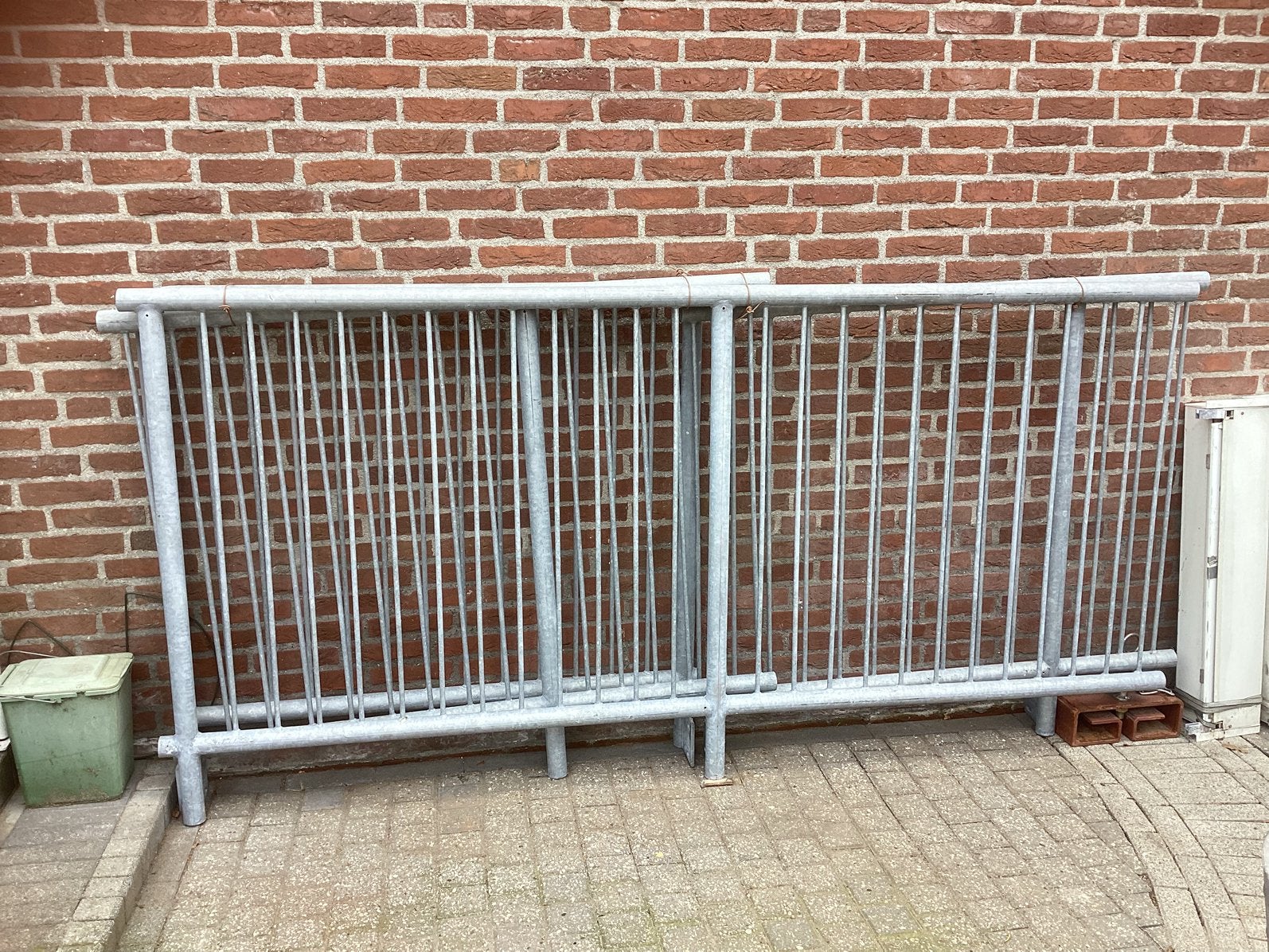 Gegalvaniseerde hekken, Tuin en Terras, Tuinhekken en Hekwerk, Ophalen, Zo goed als nieuw, IJzer, Spijlenhekwerk