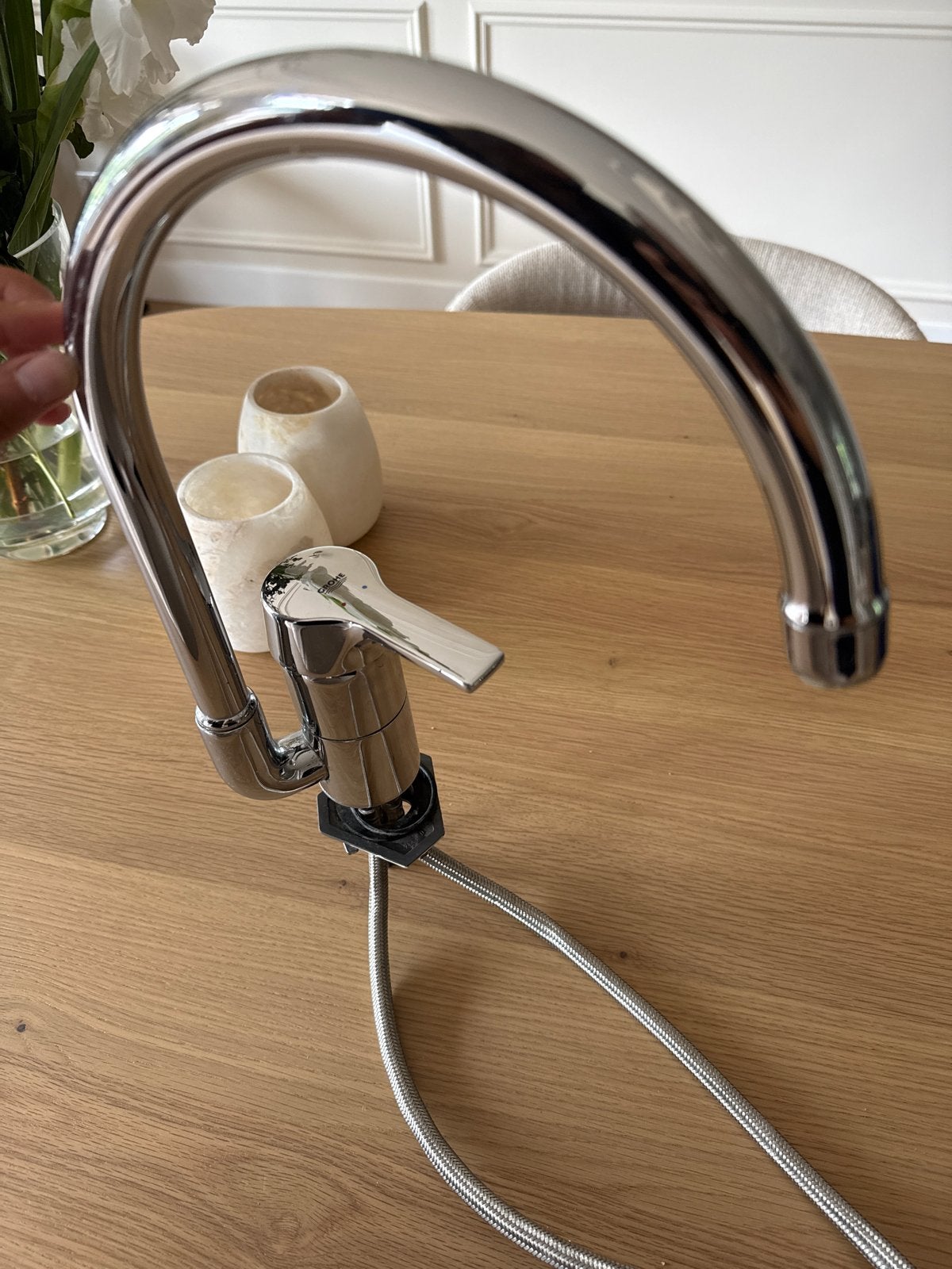 Grohe Keukenkraan, Ophalen of Verzenden, Gebruikt, Chroom, Kraan