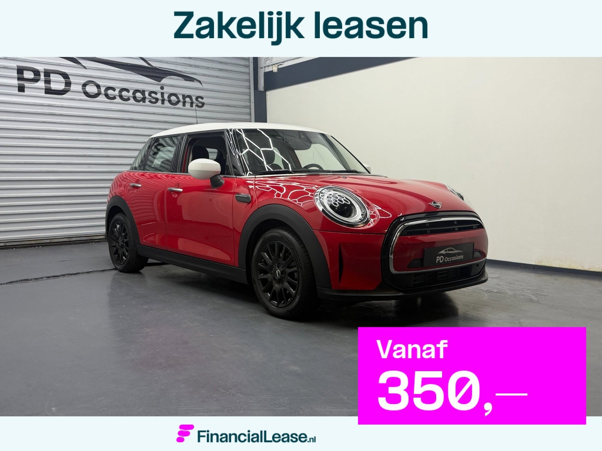 MINI 5-Deurs 1.5 136PK Cooper Camden Edition - Keyless -Leer, 136 pk, Gebruikt, Zwart, Bedrijf