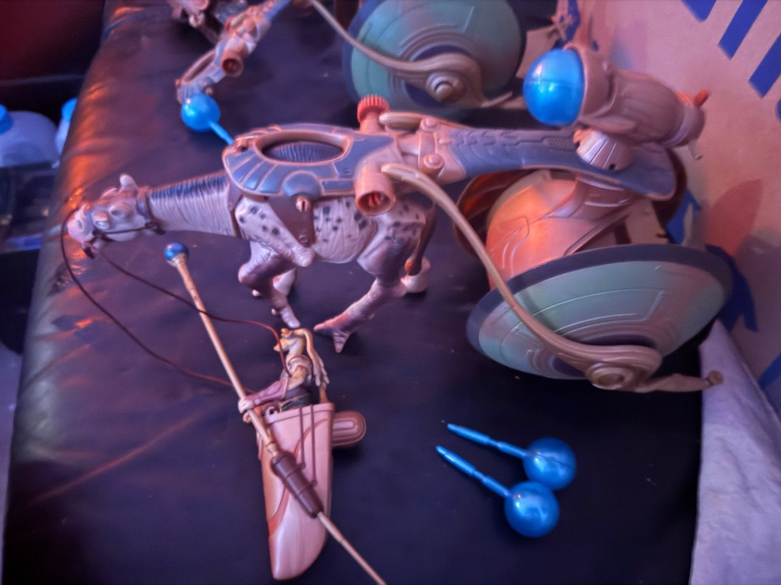 Star Wars Gungan Aanvalswagen met gungan, Verzamelen, Ophalen of Verzenden, Zo goed als nieuw, Actiefiguurtje