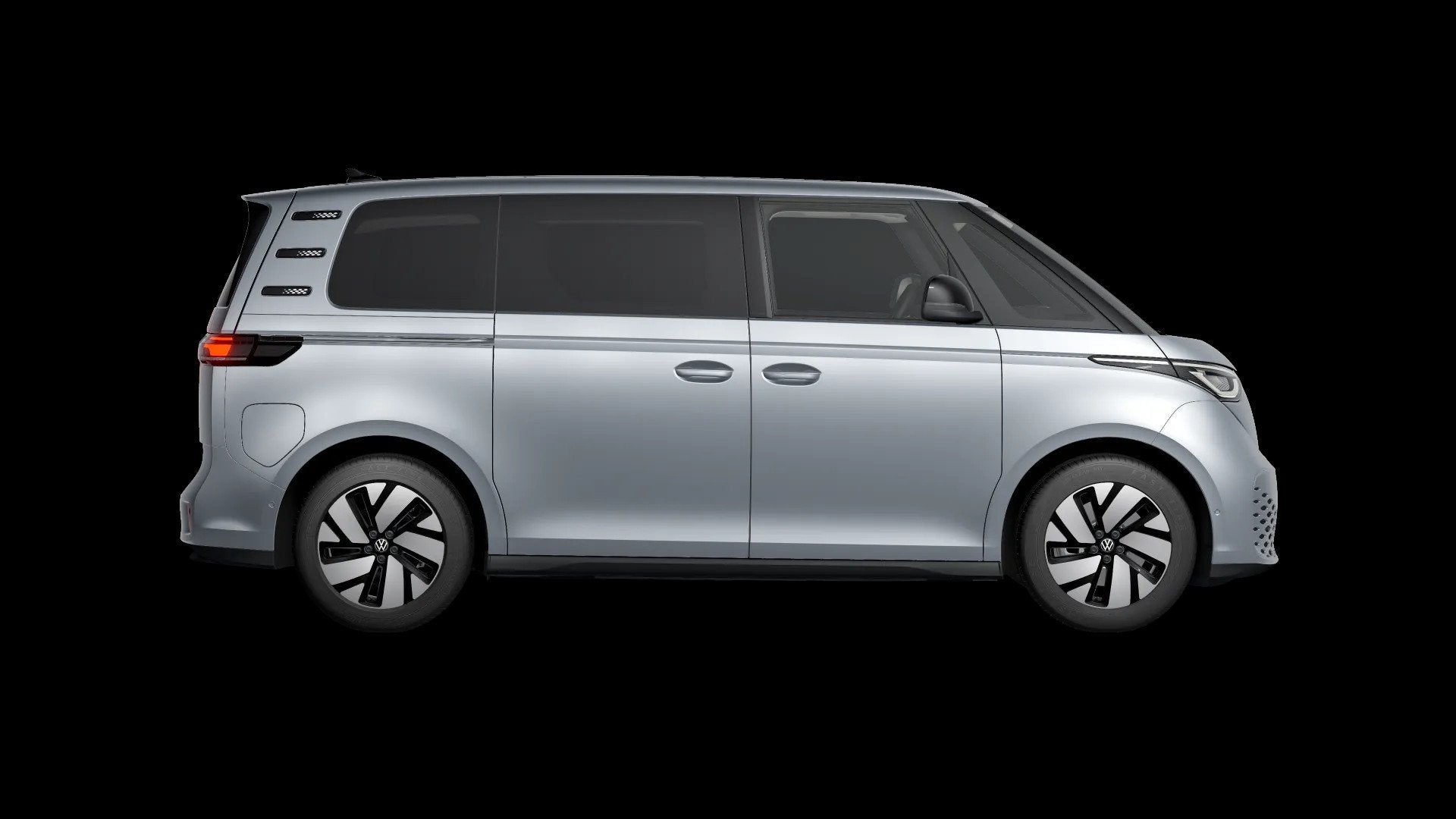 Volkswagen ID. Buzz Pro 77kWh | Wordt verwacht | LED | 360 c, Auto's, Gebruikt, Zwart, 420 min, 204 pk