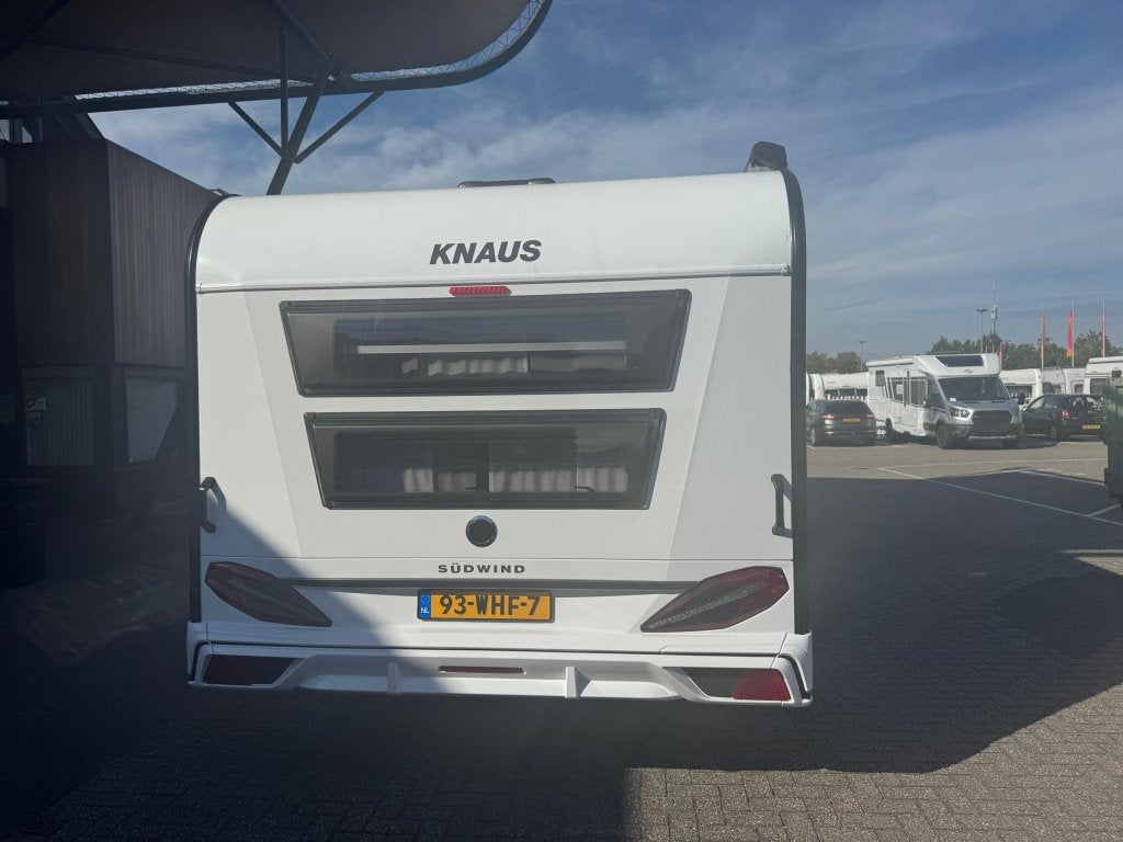 Knaus Sudwind 60 Years 550 FSK 2023 Mover,Airco,Luifel!!, Vast bed, Bedrijf, Treinzit, Fietsenrek