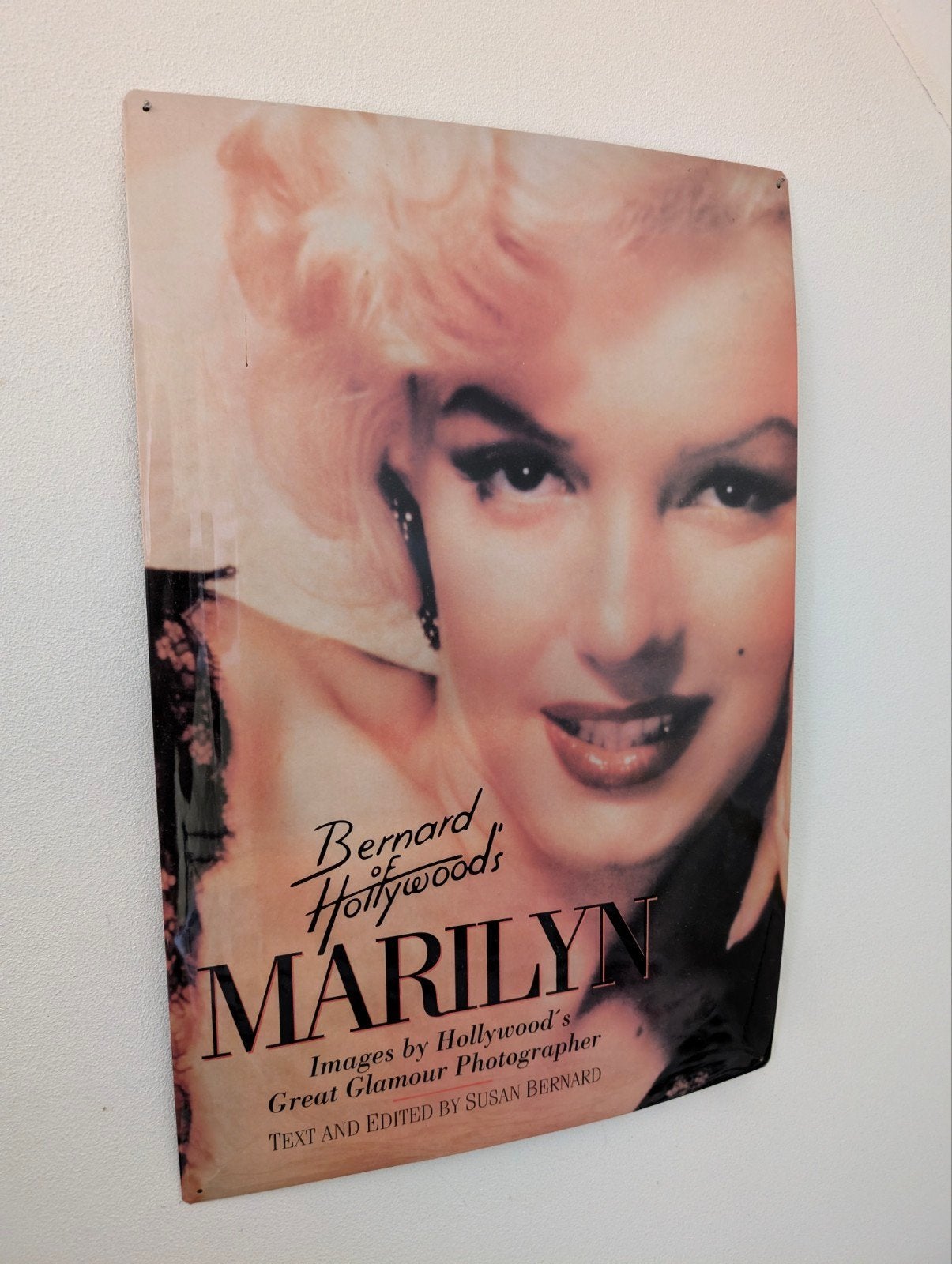 Marilyn Monroe Metaal Fotobord - 60x40 cm, Ophalen, 50 – 75, Minder dan 50 cm, Gebruikt