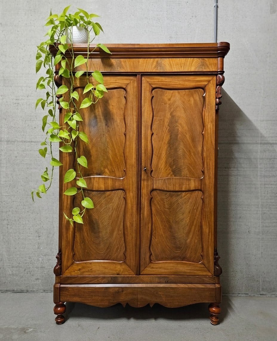 Antieke Biedermeier meidenkast demontabel vintage kast, Ophalen of Verzenden