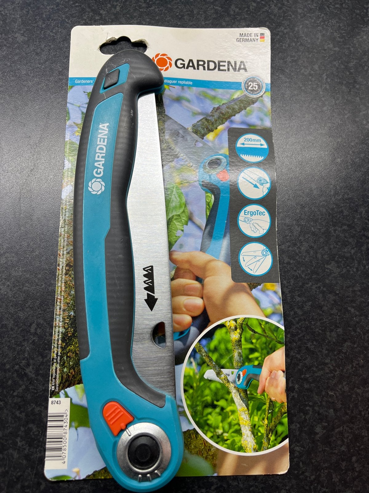 Gardena Opvouwbare Takkenzaag 200P - Nieuw in verpakking, Ophalen of Verzenden, Nieuw, Takkenzaag