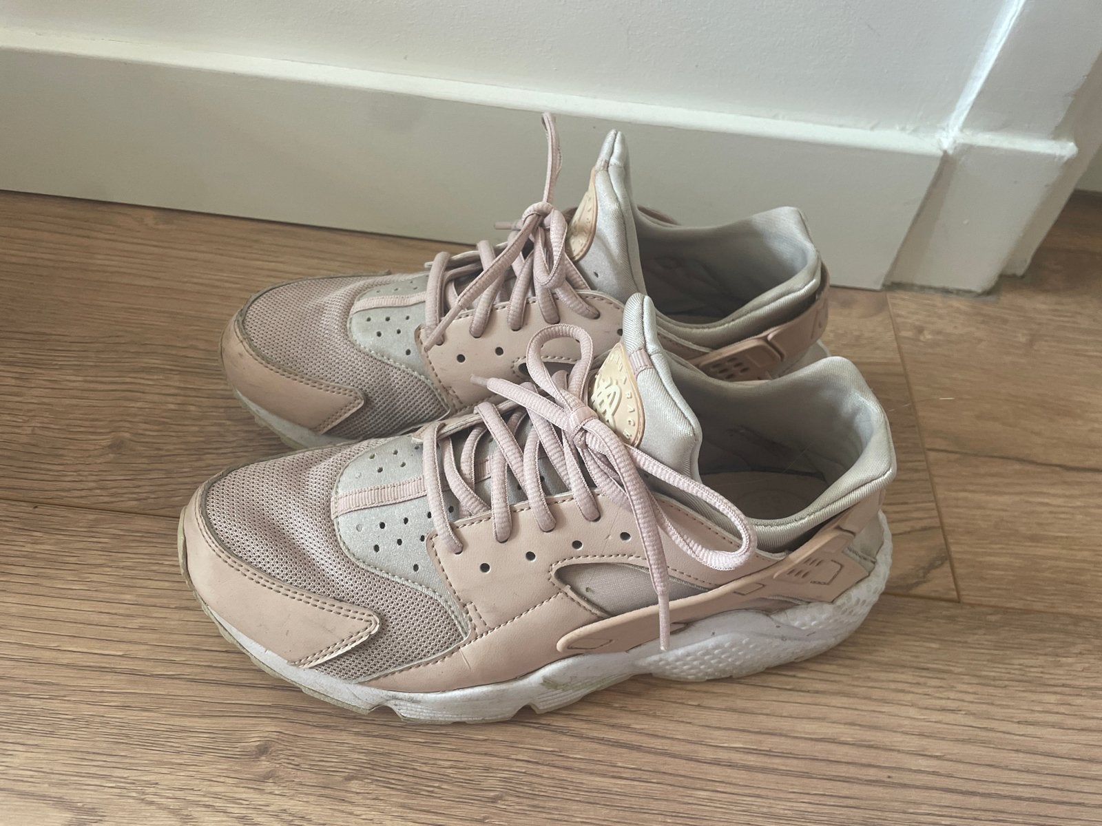 Roze Nike Huarache sneakers, maat 41, advies draagmaat 39, Ophalen, Gedragen, Roze, Sneakers of Gympen