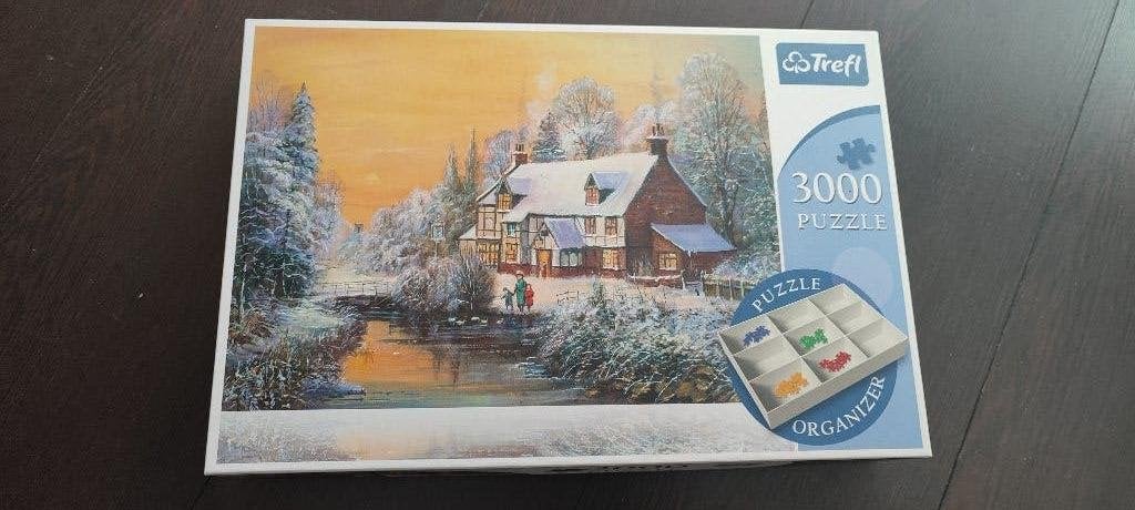 Puzzle 3000 stukken, Ophalen of Verzenden, Meer dan 1500 stukjes, Zo goed als nieuw, Overige typen