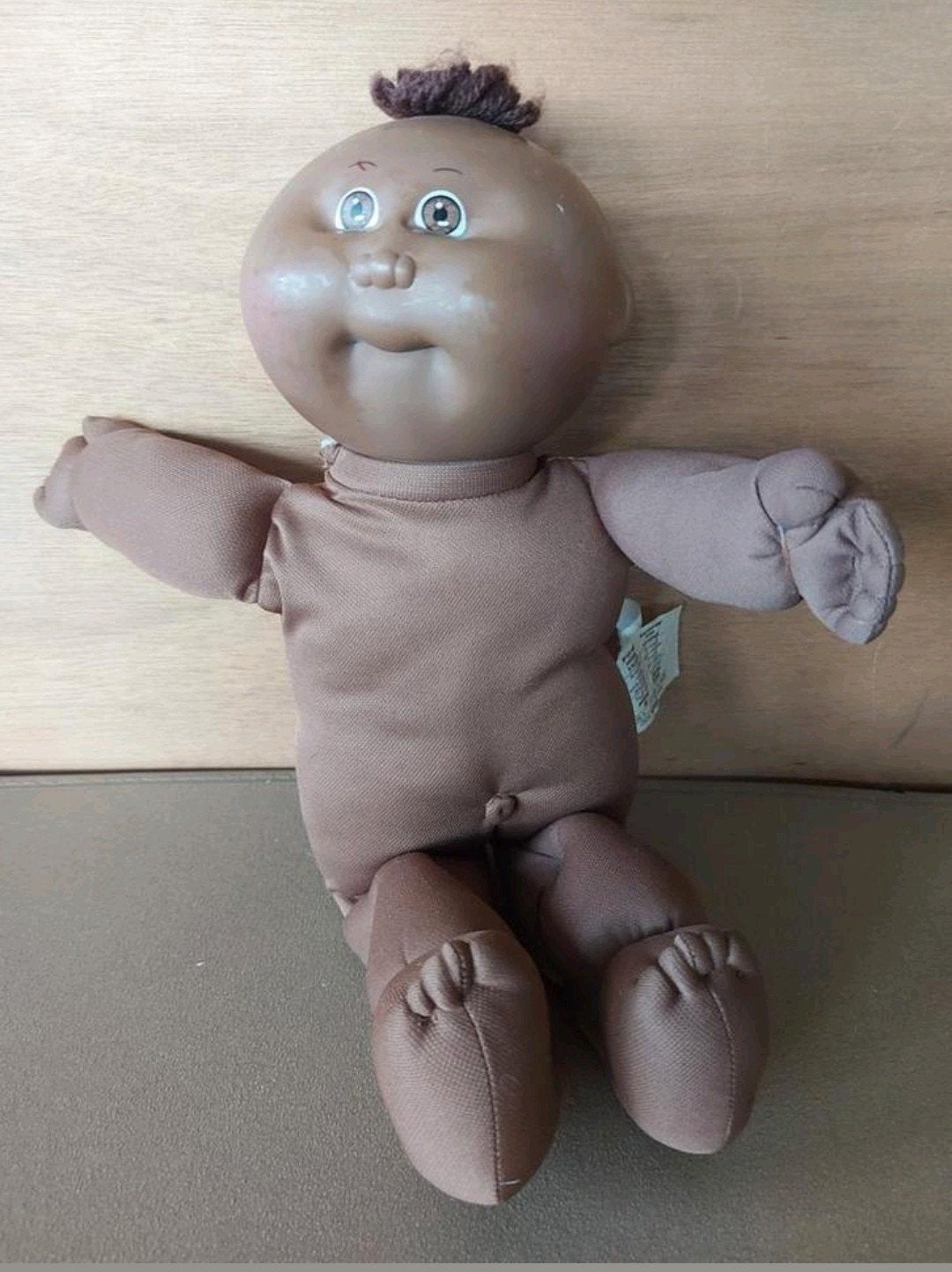 Vintage Cabbage Patch Kids pop, 1978-1982, Coleco Bruine pop, Verzamelen, Poppen, Verzenden, Gebruikt, Pop