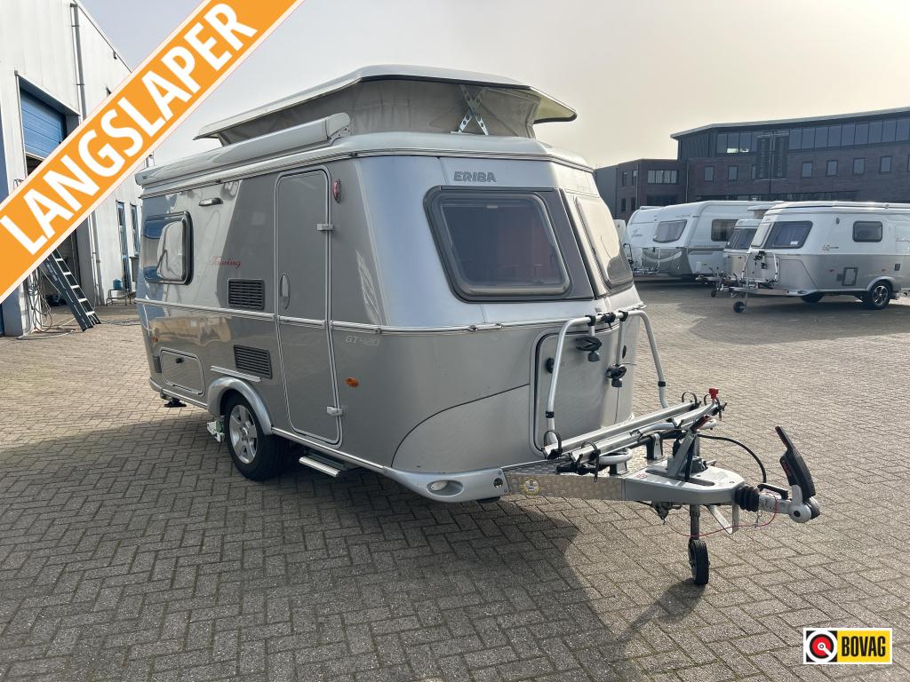 Eriba Touring Triton 420 GT - MOVER, LUIFEL EN FIETSENDRAGER, Caravans en Kamperen, Tot en met 2, Bedrijf, 750 - 1000 kg, 4 tot 5 meter