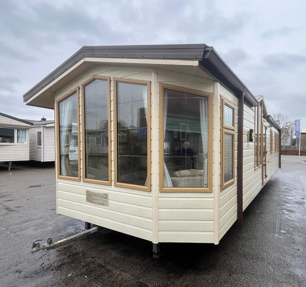 Willerby Aspen kunststof bekleding, 3 slpk, DG & CV, Caravans en Kamperen, Tot en met 4