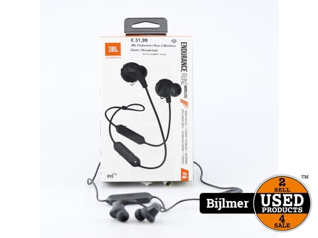 JBL Endurance Run 2 Wireless Zwart, Audio, Tv en Foto, Koptelefoons, JBL, Zo goed als nieuw, Support@jbl.com, 400 Atlantic Street
Stamford, CT 06901
USA