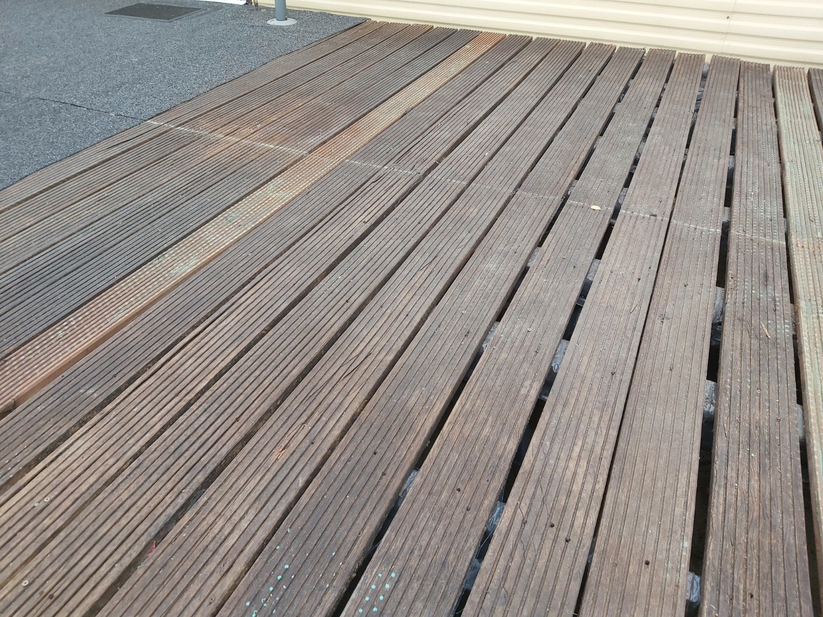 Gebruikte houten bankirai vlonderplanken, Ophalen, Gebruikt, Hout