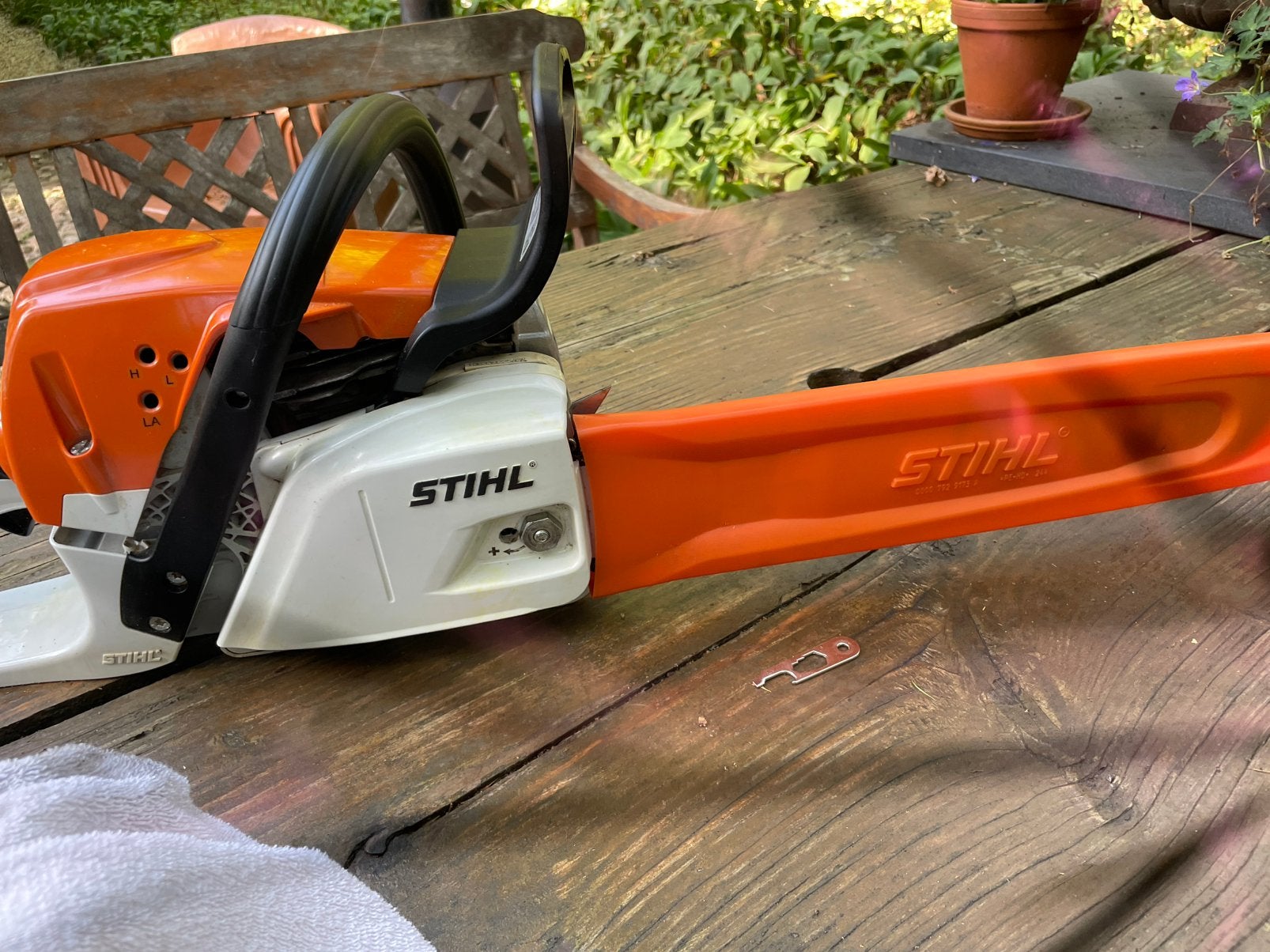 Nette Stihl MS 251, Ophalen, 70 mm of meer, Kettingzaag, Zo goed als nieuw