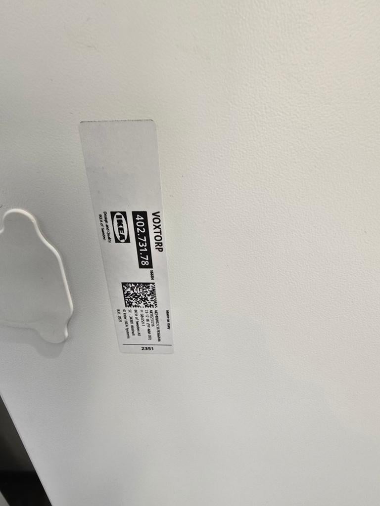IKEA VOXTORP Keukenfronten Wit matglans, Huis en Inrichting, Ophalen, Gebruikt, Wit, 50 tot 100 cm