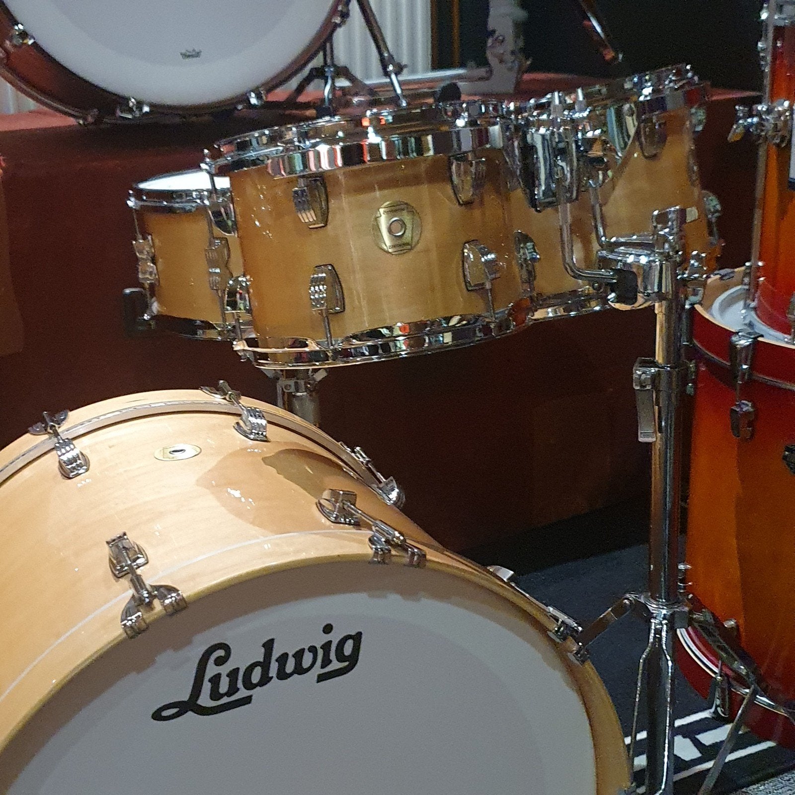 Ludwig Continental maple hybrid: Interessante prijs, Ophalen of Verzenden, Zo goed als nieuw, Pearl