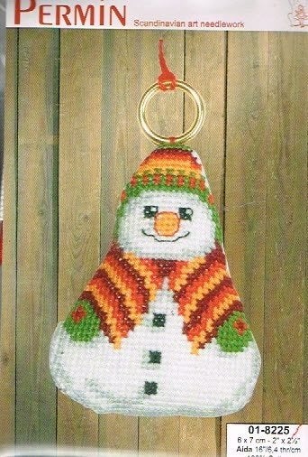 Cado permin 10 kleine KERST borduurpakketjes ASSORTIE op=op, Ophalen of Verzenden, Nieuw, Handborduren, Borduurpakket