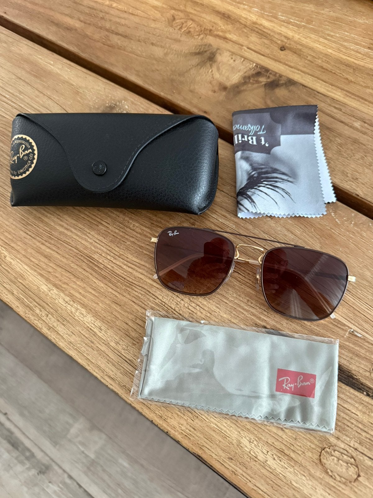 Rayban zonnebril nieuw !!, Ophalen, Zo goed als nieuw, Bruin, Ray-Ban